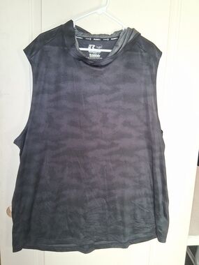 Russell Athletic Men’s Dark Gray Camouflage Tank Top